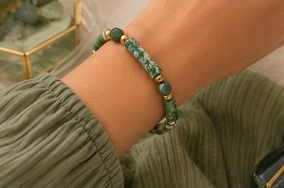 Bracelet Agate Mousse