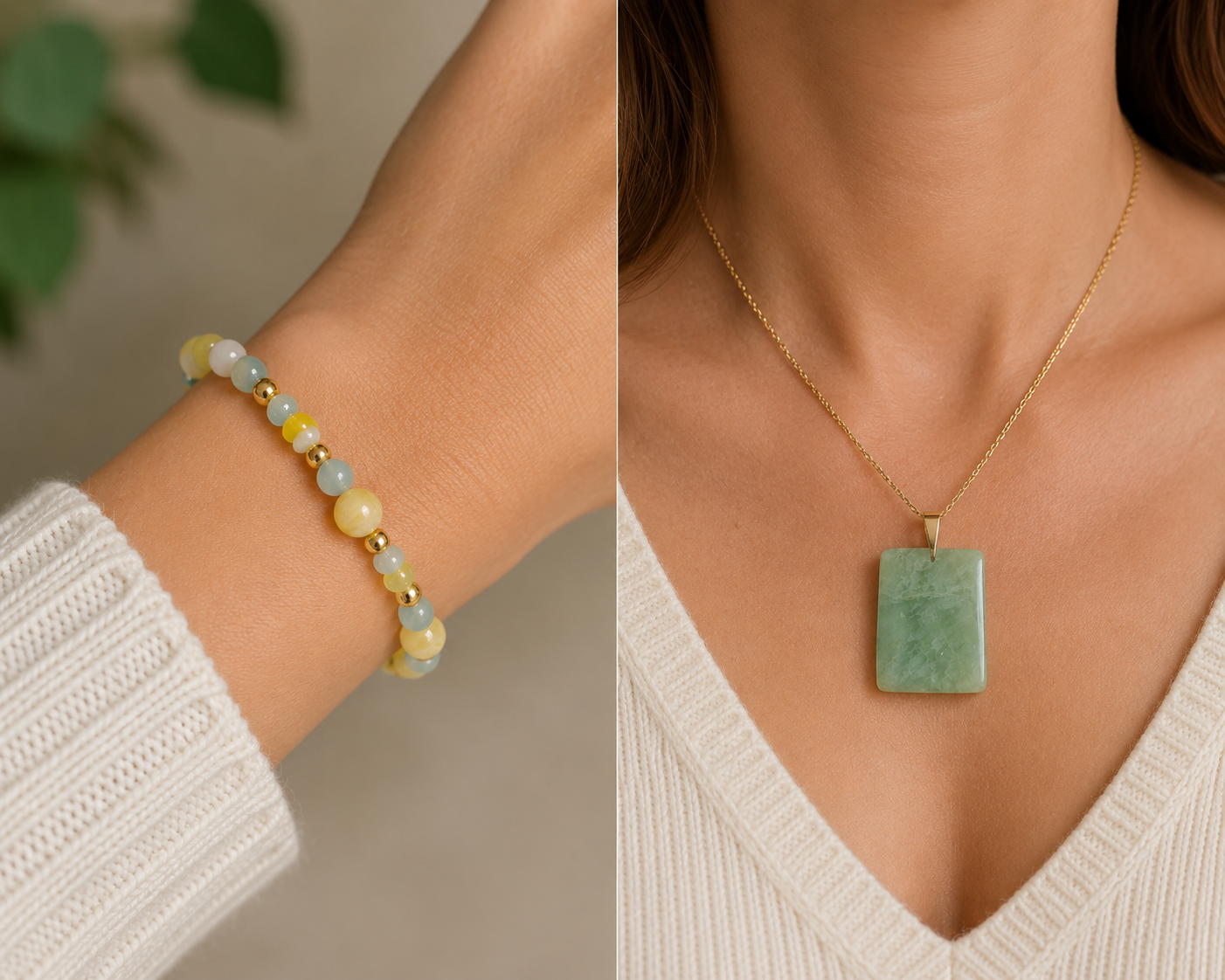 Parure bracelet et pendentif