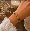 Bracelet Jade citron Œil de Tigre - Pierres naturelles