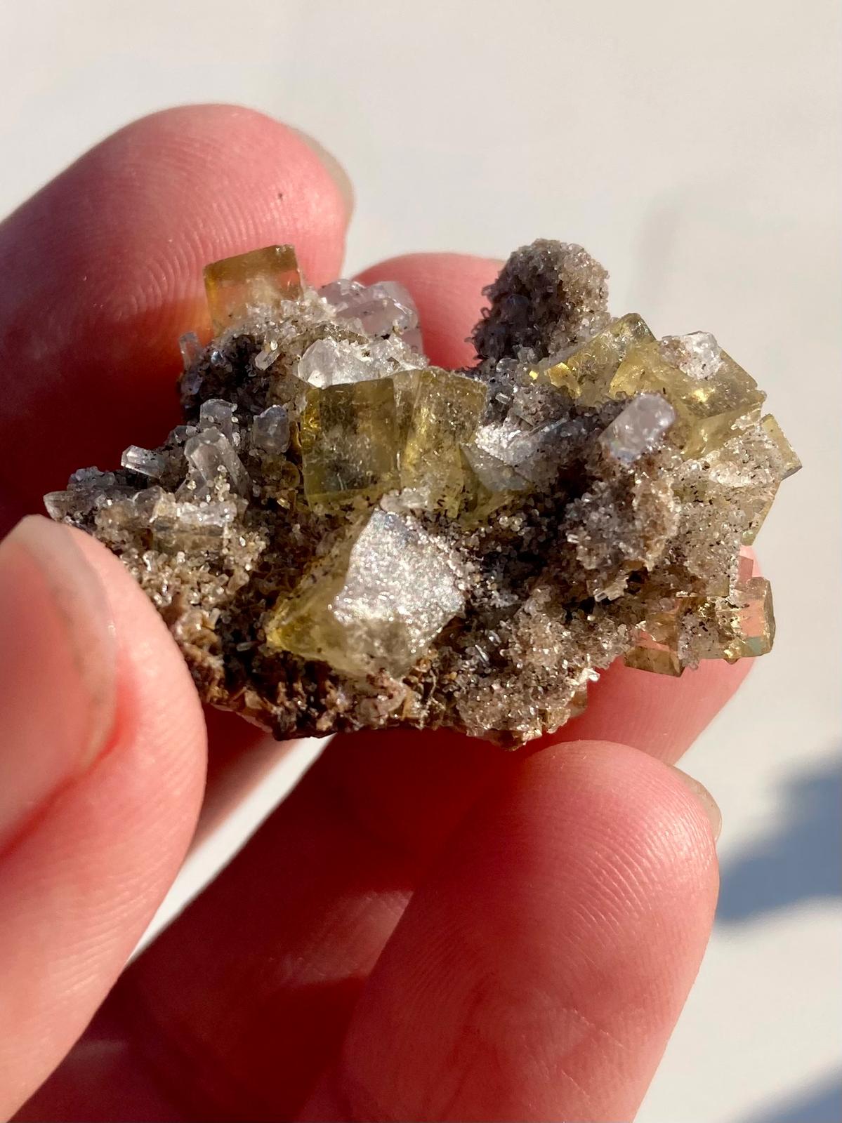 Fluorite Jaune - Pierre minérale brute