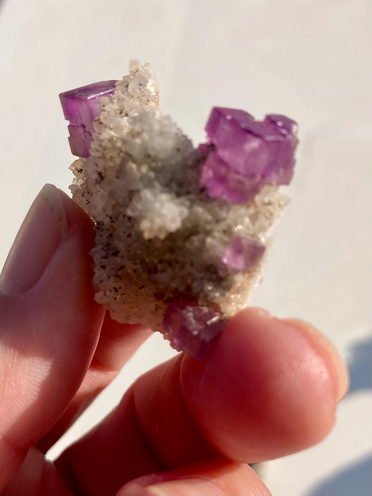Fluorite violette - Minéral brut