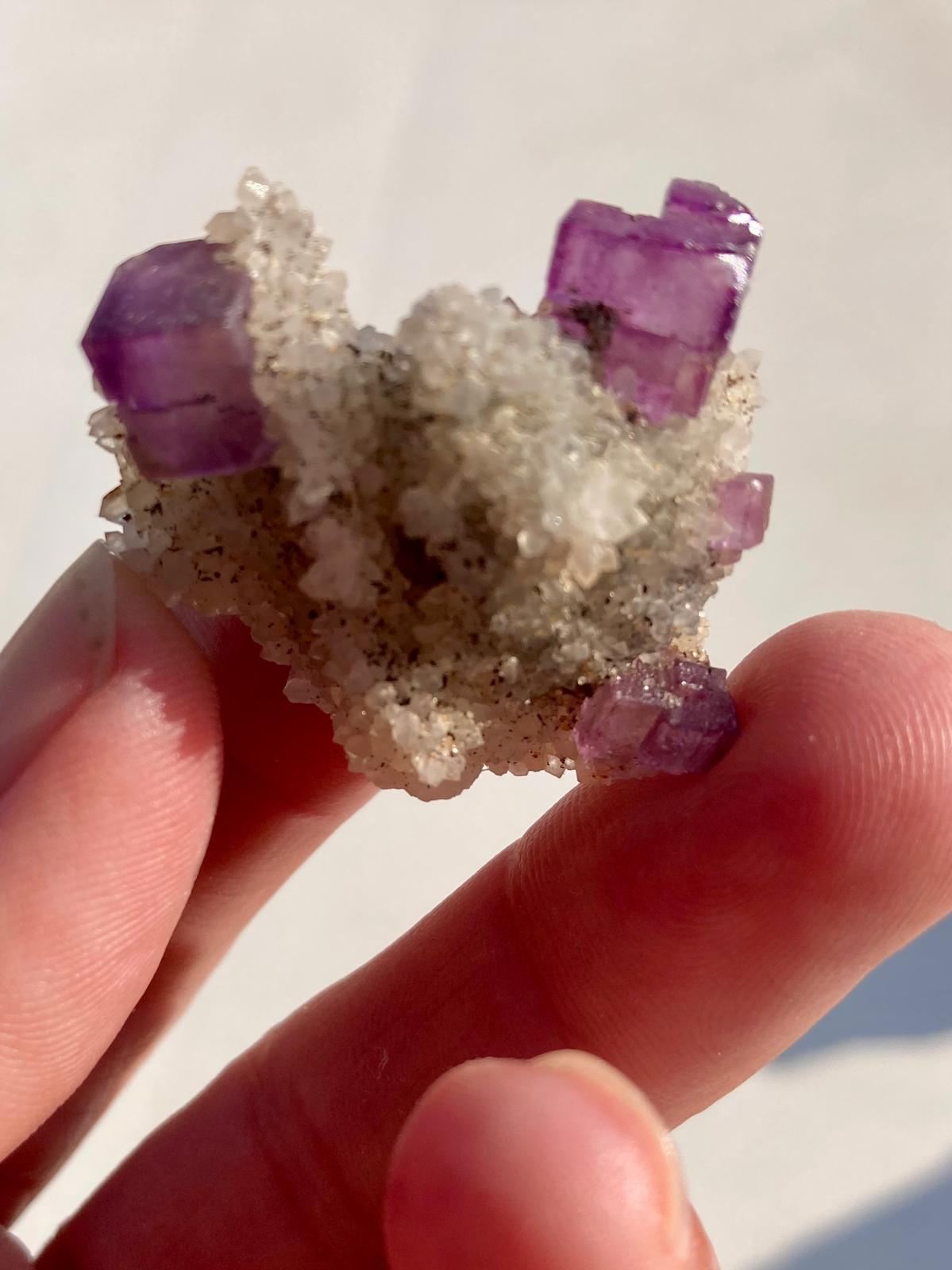 Fluorite violette - Minéral brut