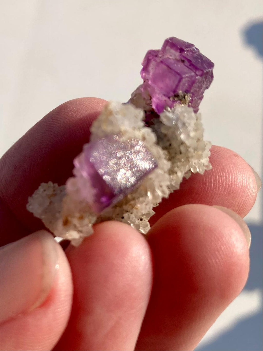 Fluorite violette - Minéral brut