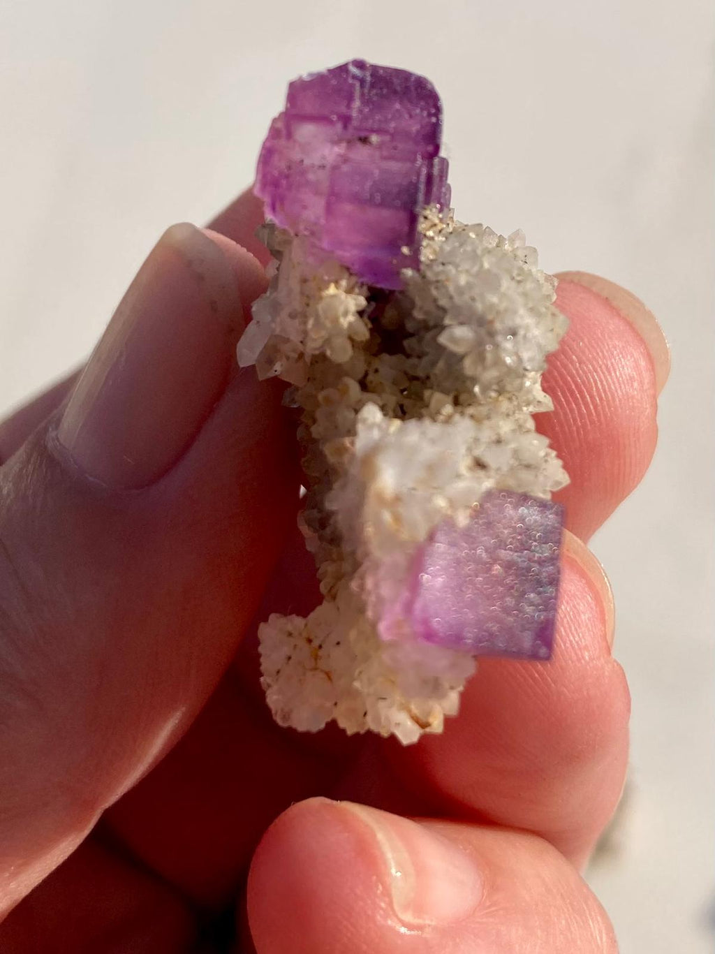 Fluorite violette - Minéral brut
