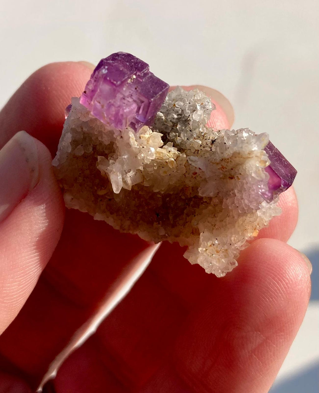 Fluorite violette - Minéral brut
