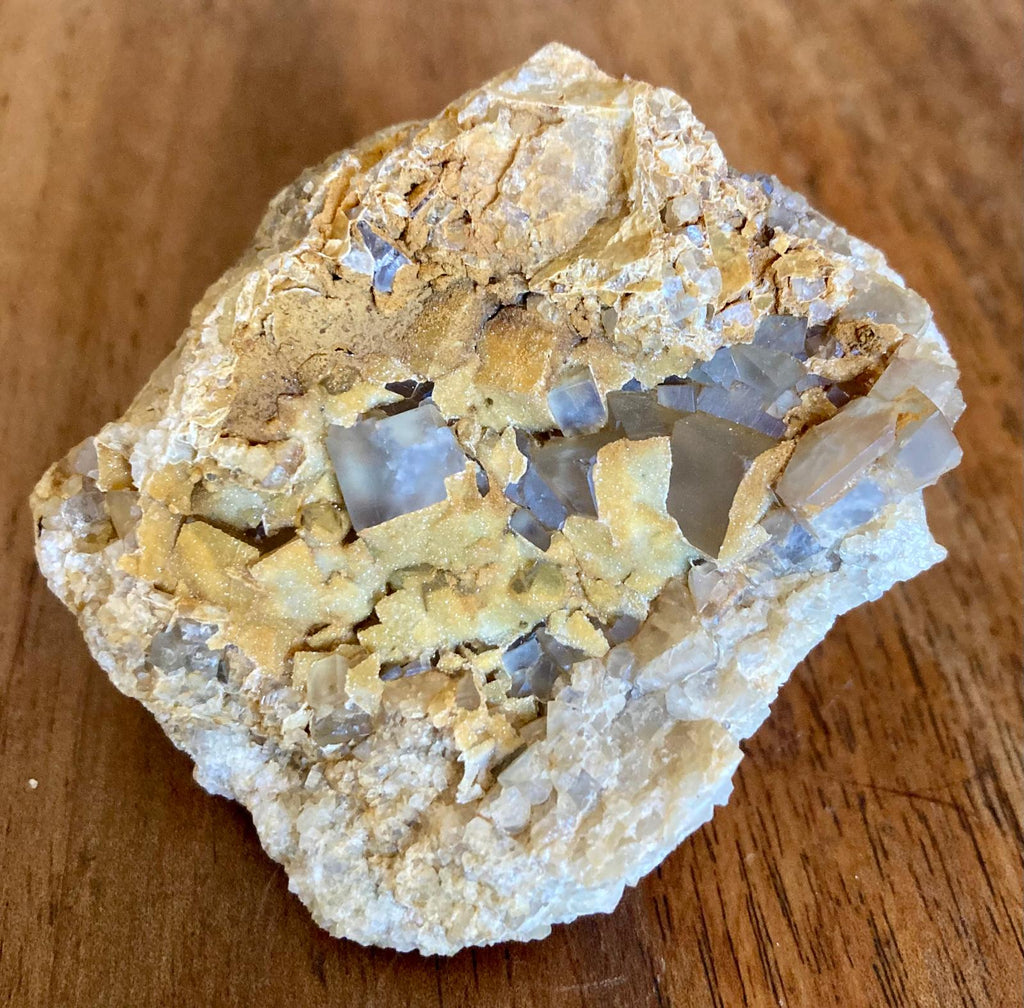 Fluorite et Quartz  - Pierre minérale brute