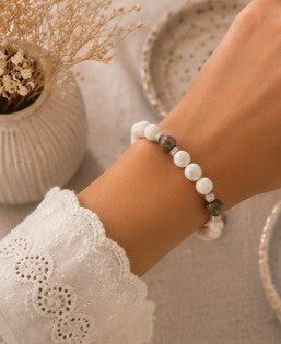 Bracelets en Magnésite et Piertersite
