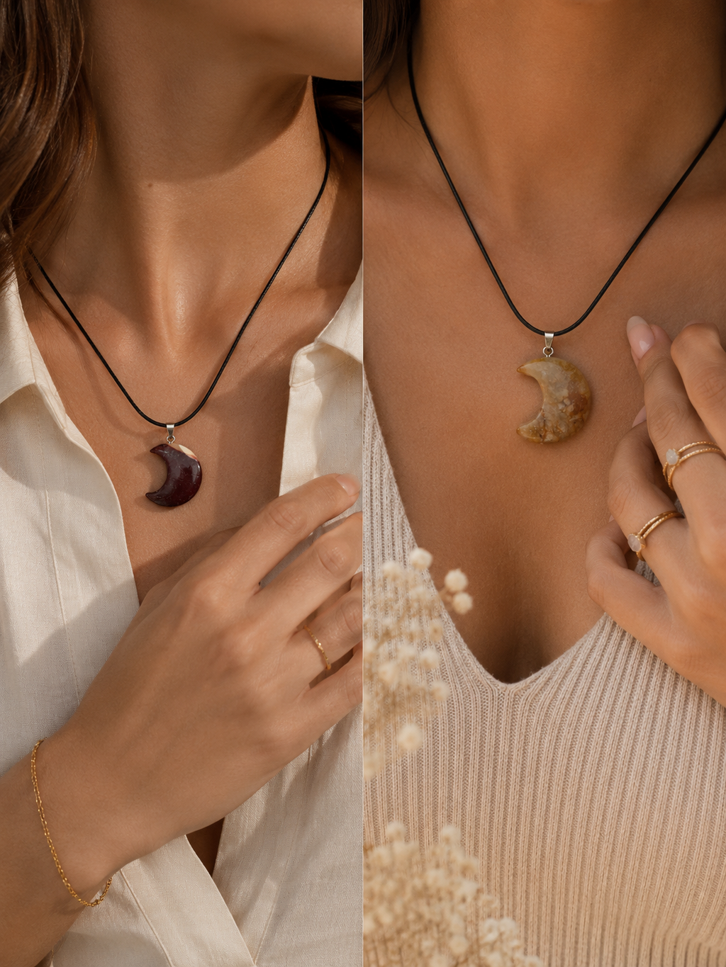 Pendentif Mokaïte - Pierres minérales