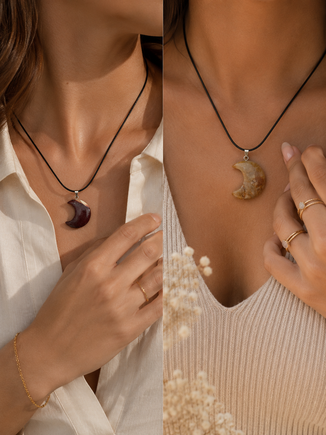 Pendentif Mokaïte - Pierres minérales