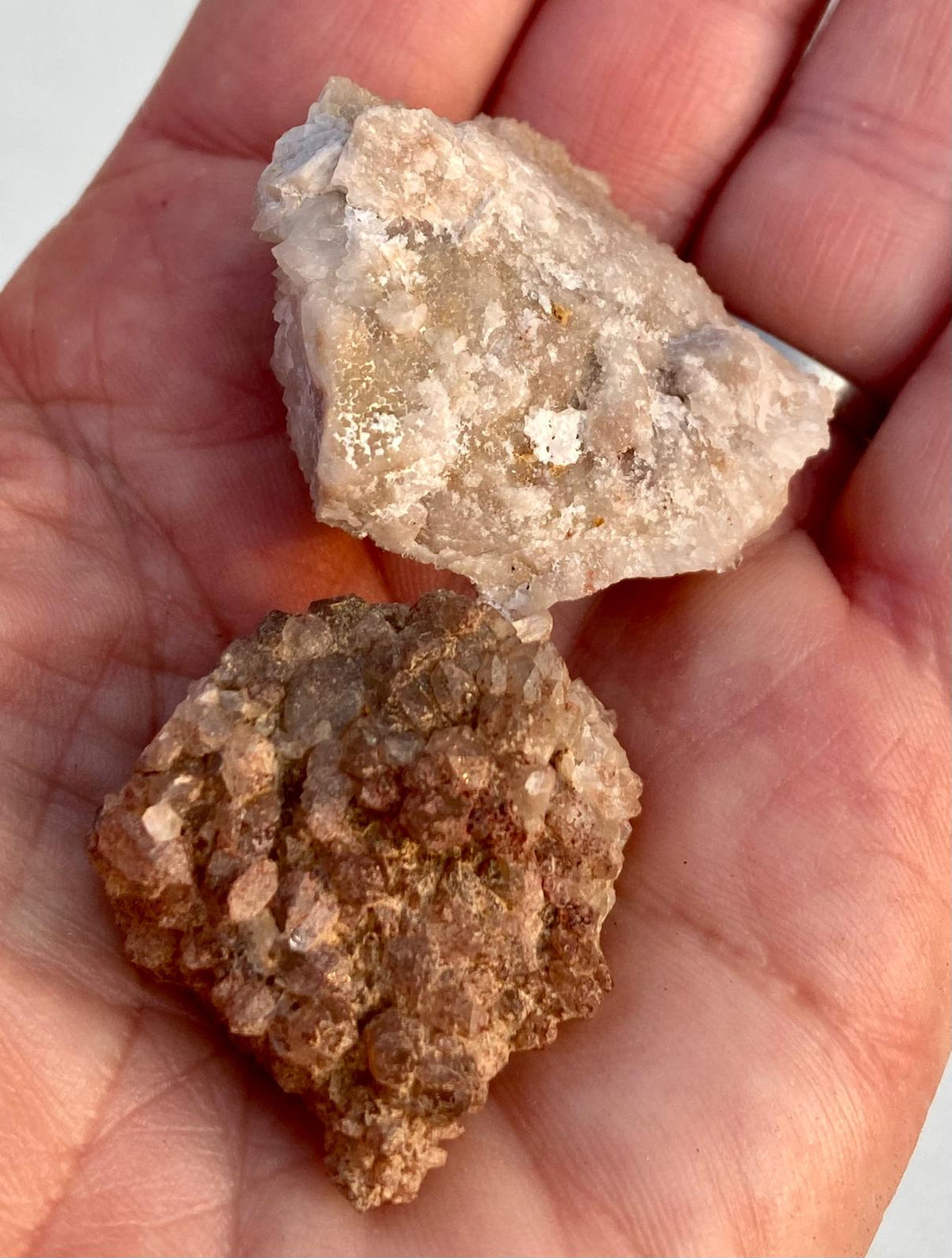 Quartz Hématoïde – Lot de 2 – Guilers, Finistère, France