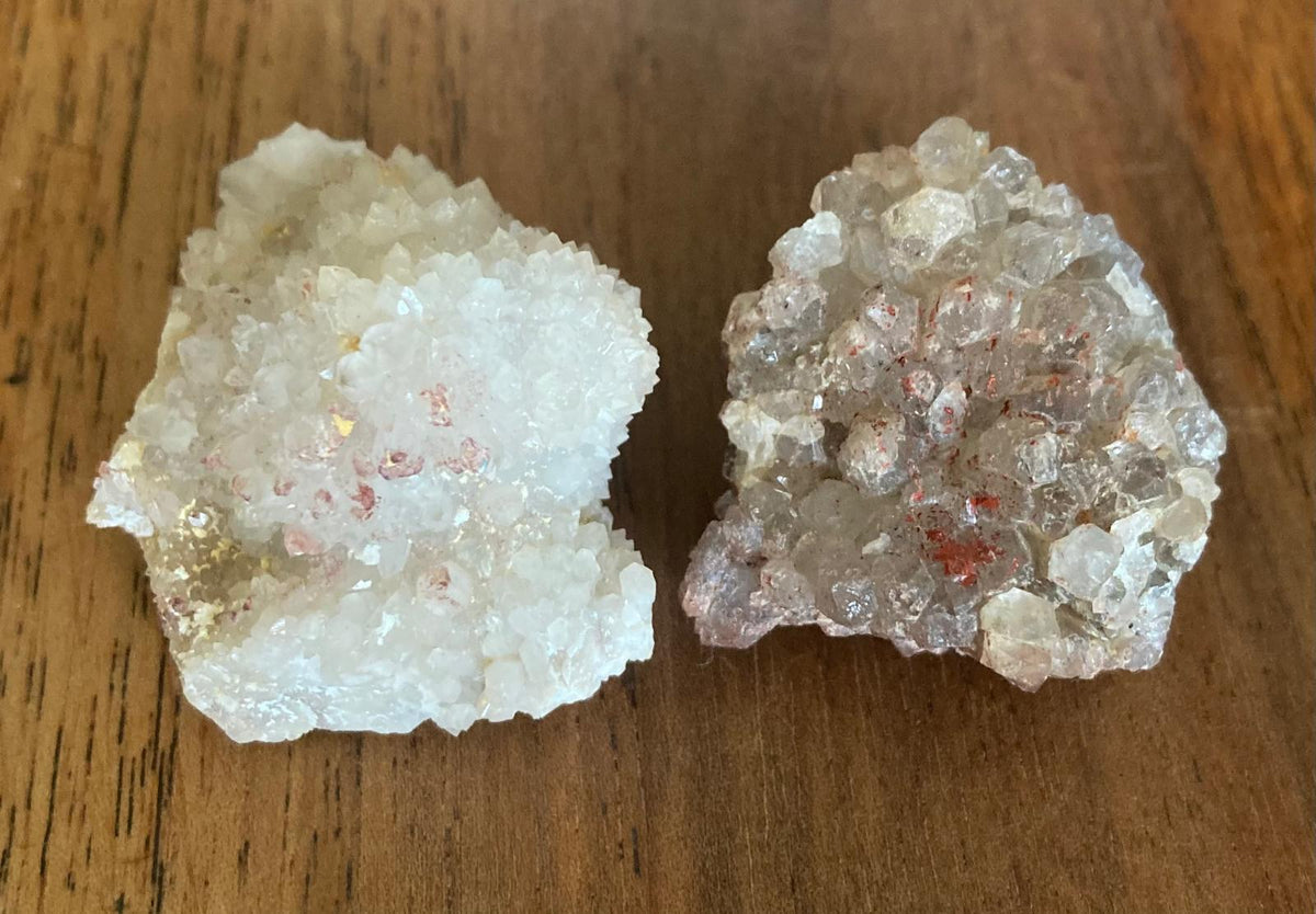 Quartz Hématoïde – Lot de 2 – Guilers, Finistère, France