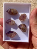 Lot de 5 Quartz Améthyste – Saint-Raphaël, Var (France)