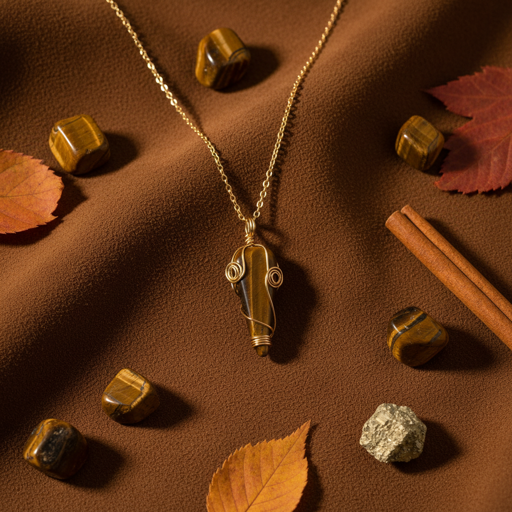 Pendentif Oeil de Tigre : La protection