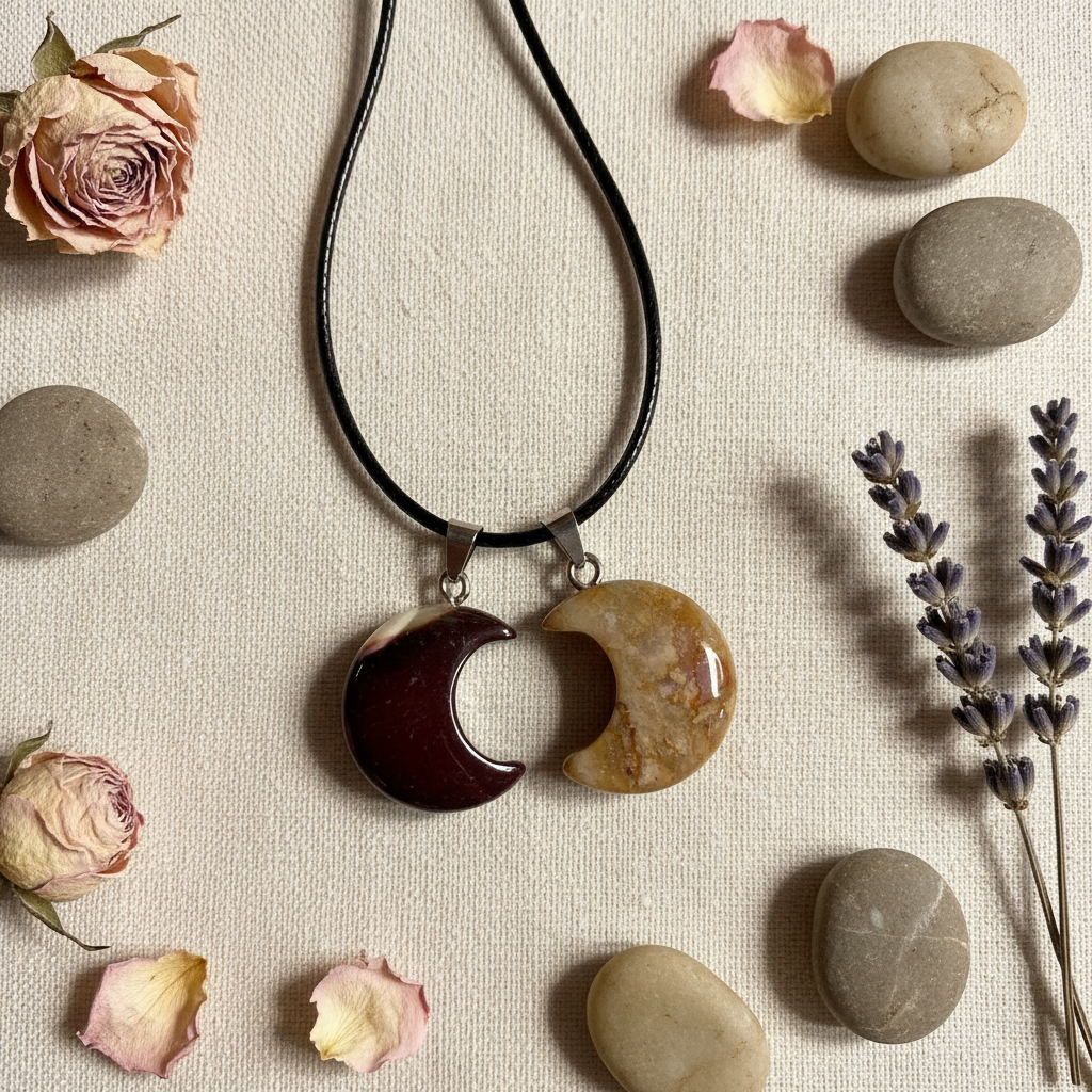 Pendentif Mokaïte - Pierres minérales